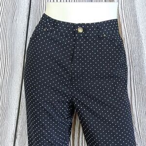 LRL Ankle length polka dot pants
